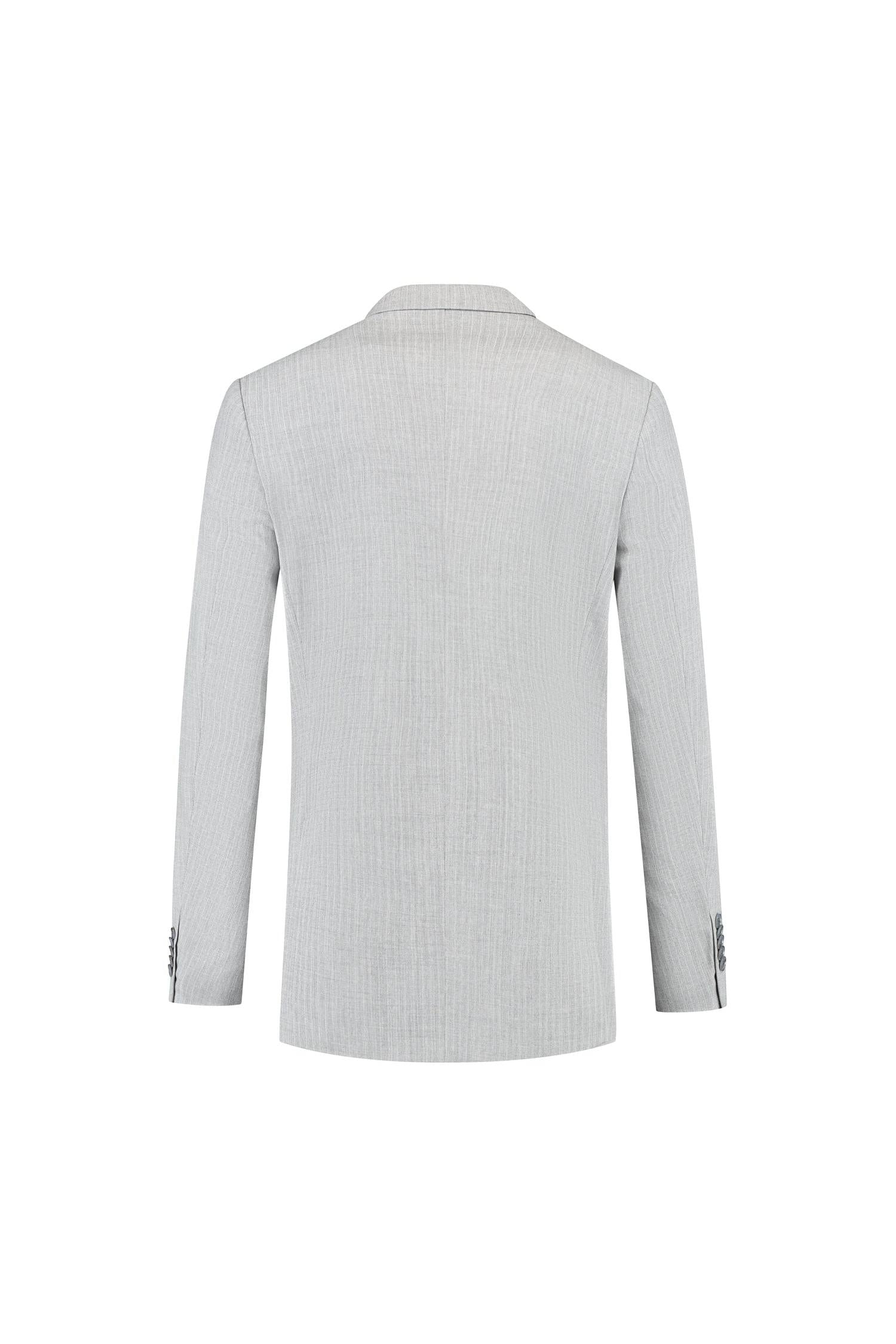 Pak streep lichtgrijs