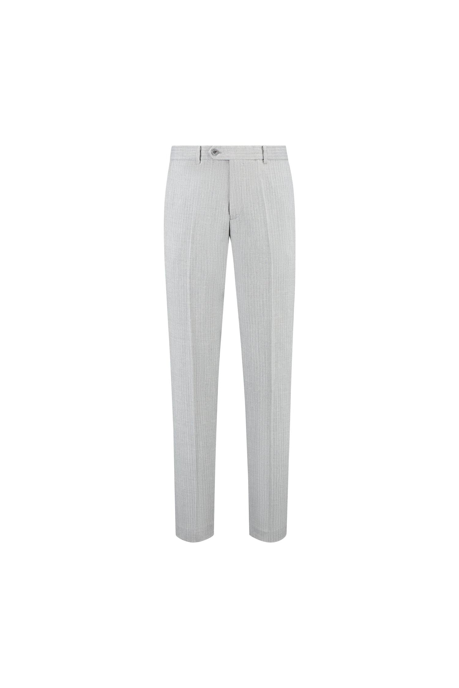 Pak streep lichtgrijs