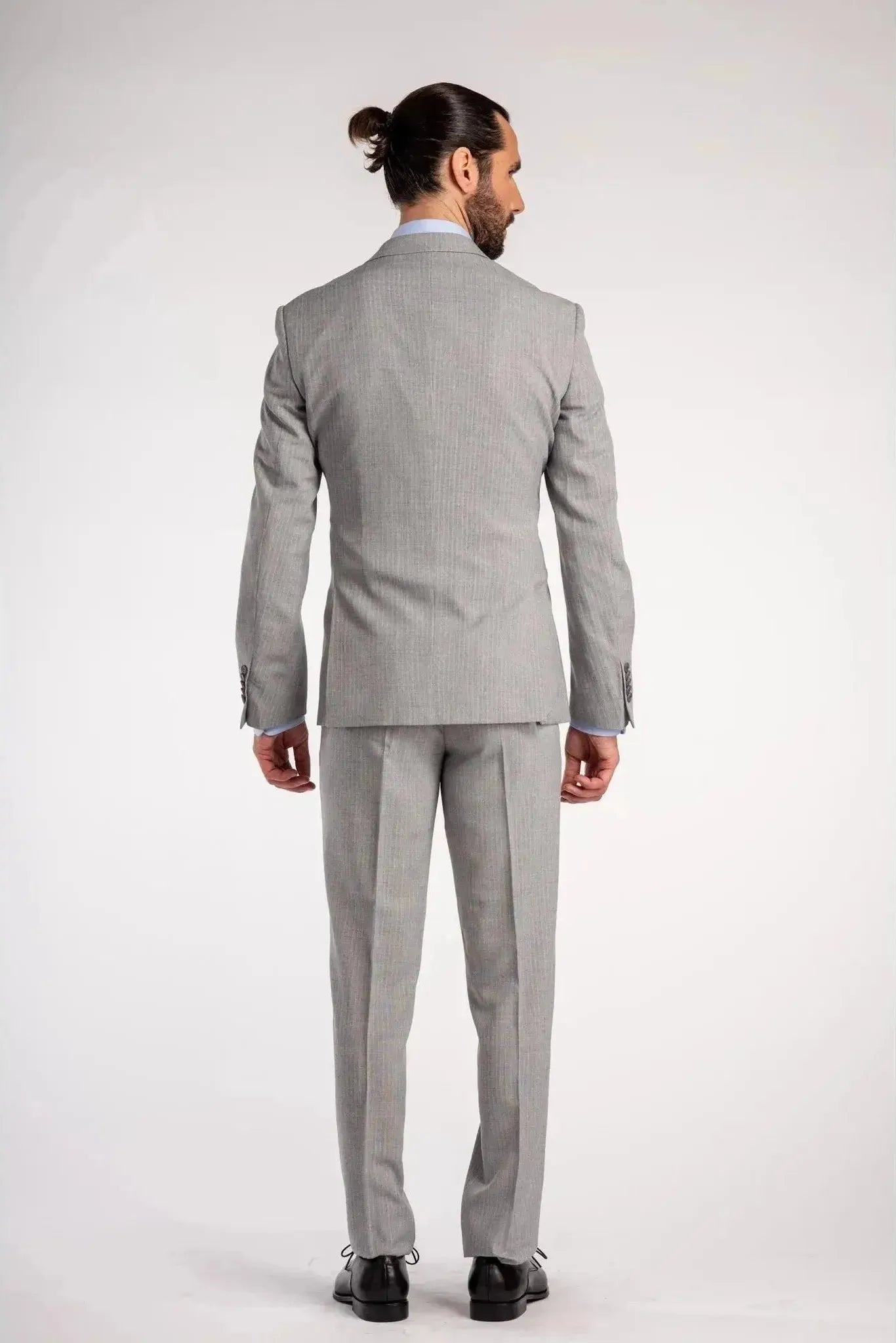 Pak streep lichtgrijs