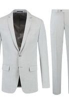 Pak streep lichtgrijs