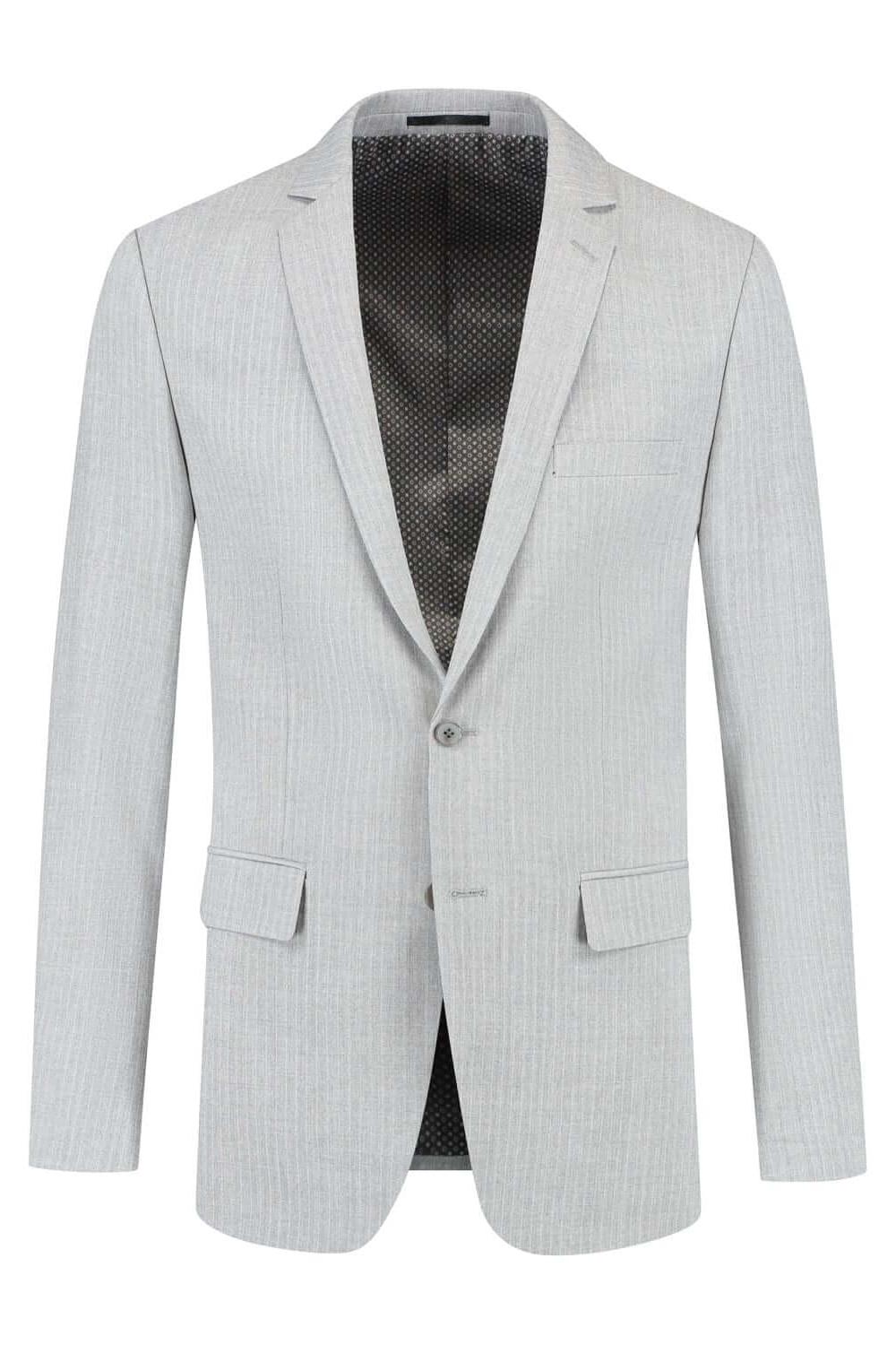 Pak streep lichtgrijs