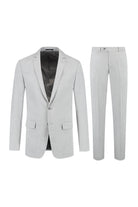 Pak streep lichtgrijs