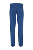 Pantalon linnenlook blauw