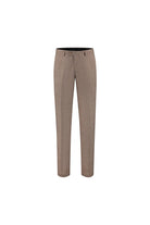 Pantalon linnenlook bruin