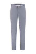 Pantalon pied-de-poule blauw