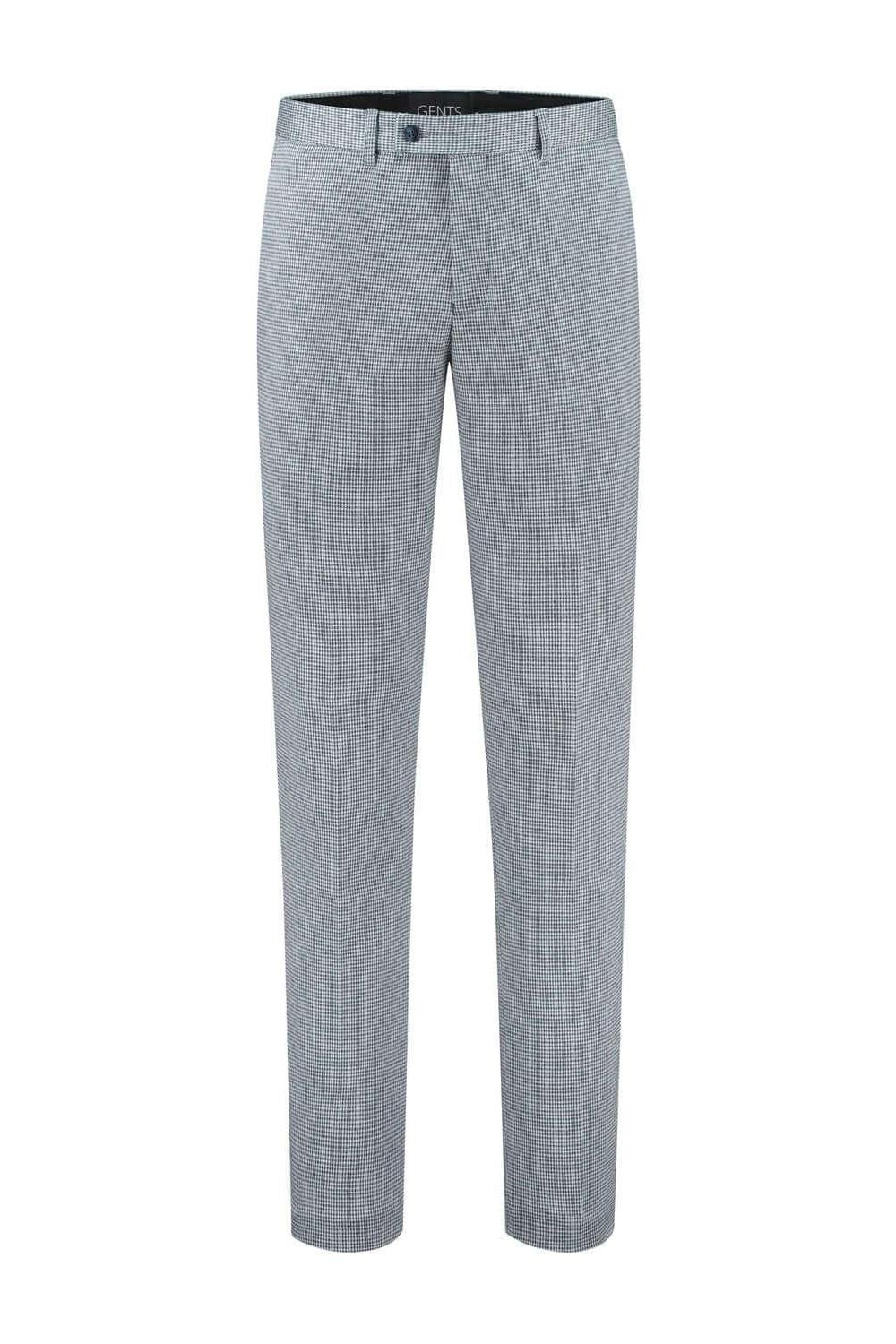 Pantalon pied-de-poule grijs