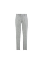 Pantalon ruit lichtgrijs