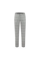 Pantalon ruit lichtgrijs