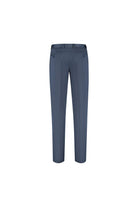 Pantalon stretch birdseye blauw