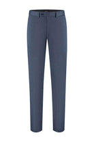 Pantalon stretch birdseye blauw