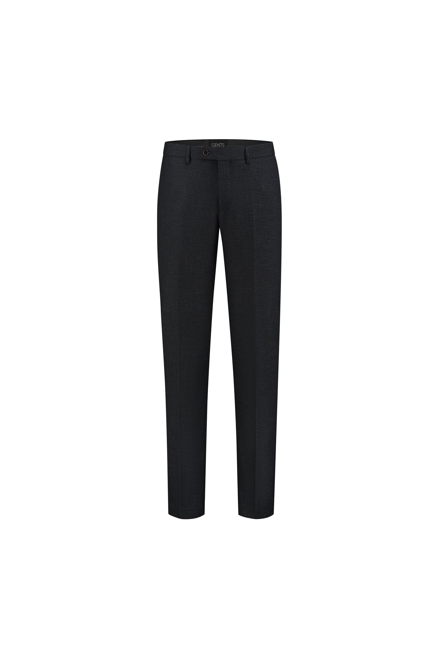 Pantalon structuur blauwbruin