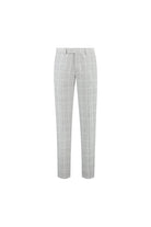 Pantalon windowpane grijs