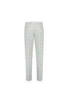 Pantalon windowpane grijs