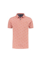 Polo pinstripe brique