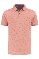 Polo pinstripe brique