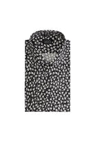 Print bloemetje zwart-wit