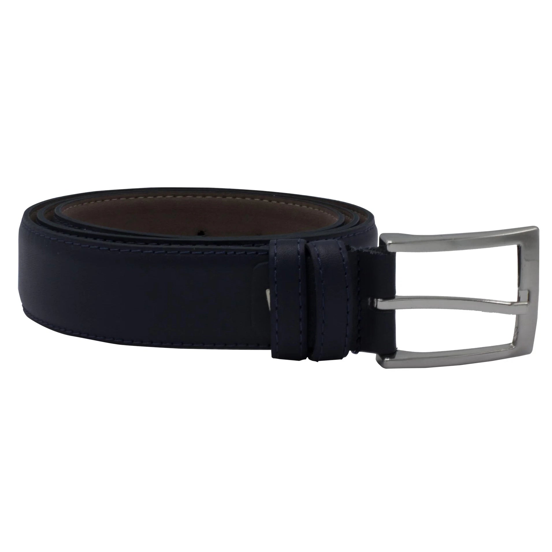 Riem NOS  leder blauw