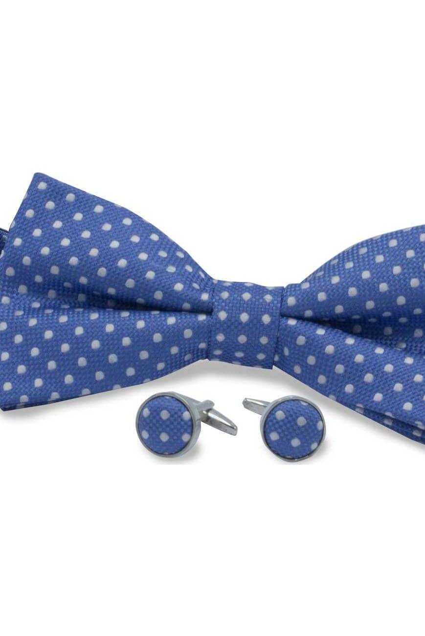 Set strik manchet blauw