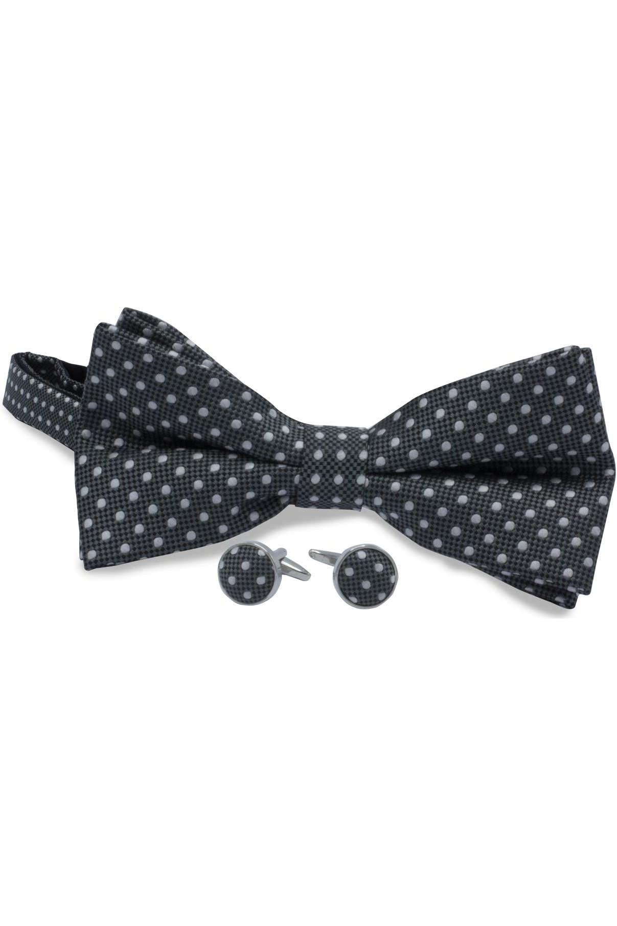 Set strik manchet grijs