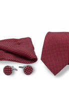 Set stropd manch poch rood met stip