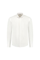 Smoking overhemd wingtip wit