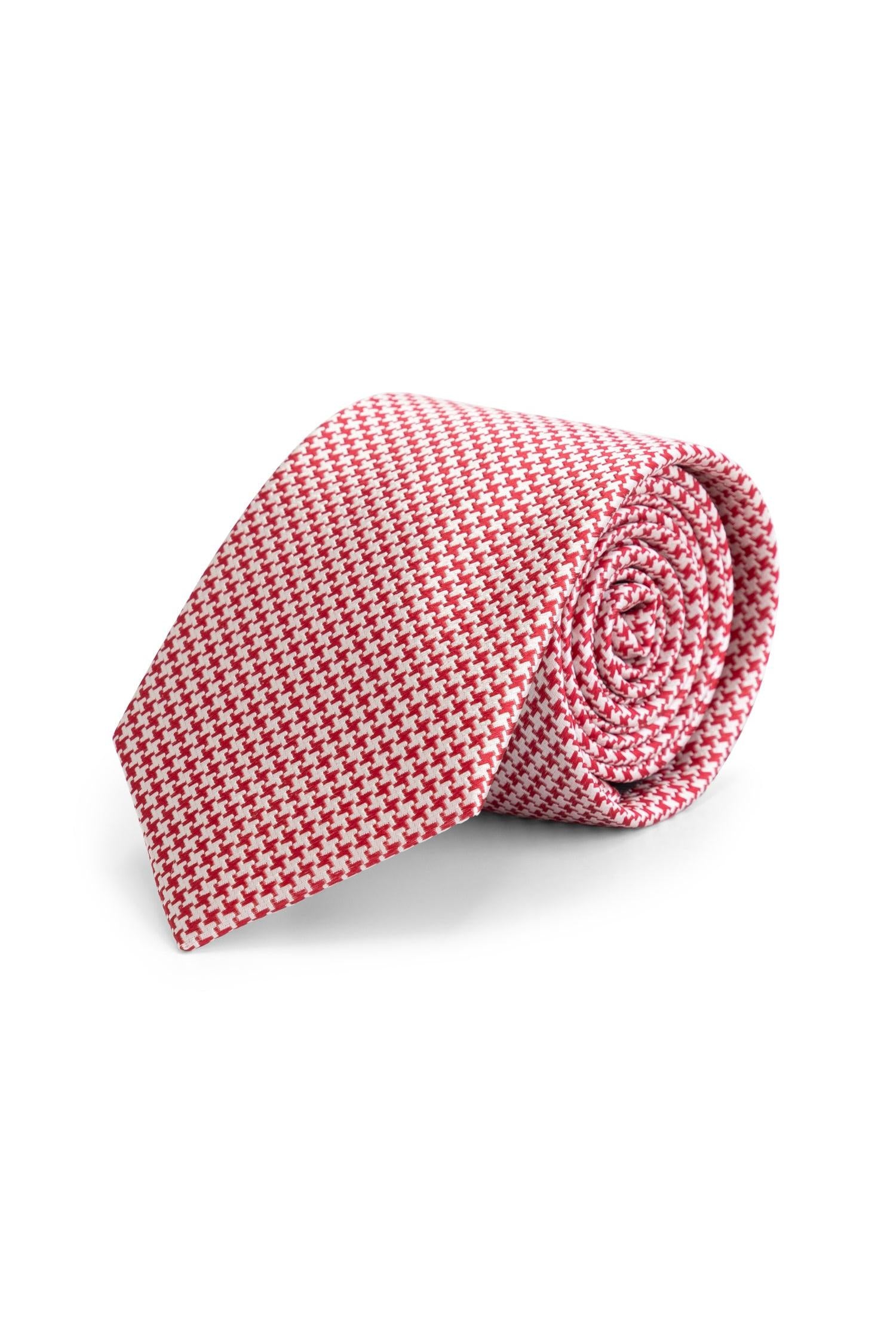 Stropdas zijde Rood