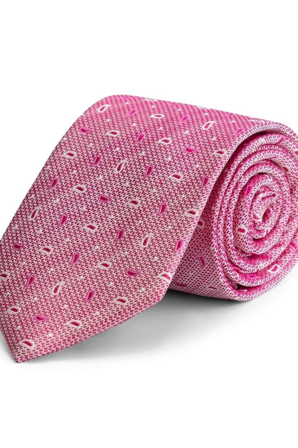 Stropdas zijde Roze
