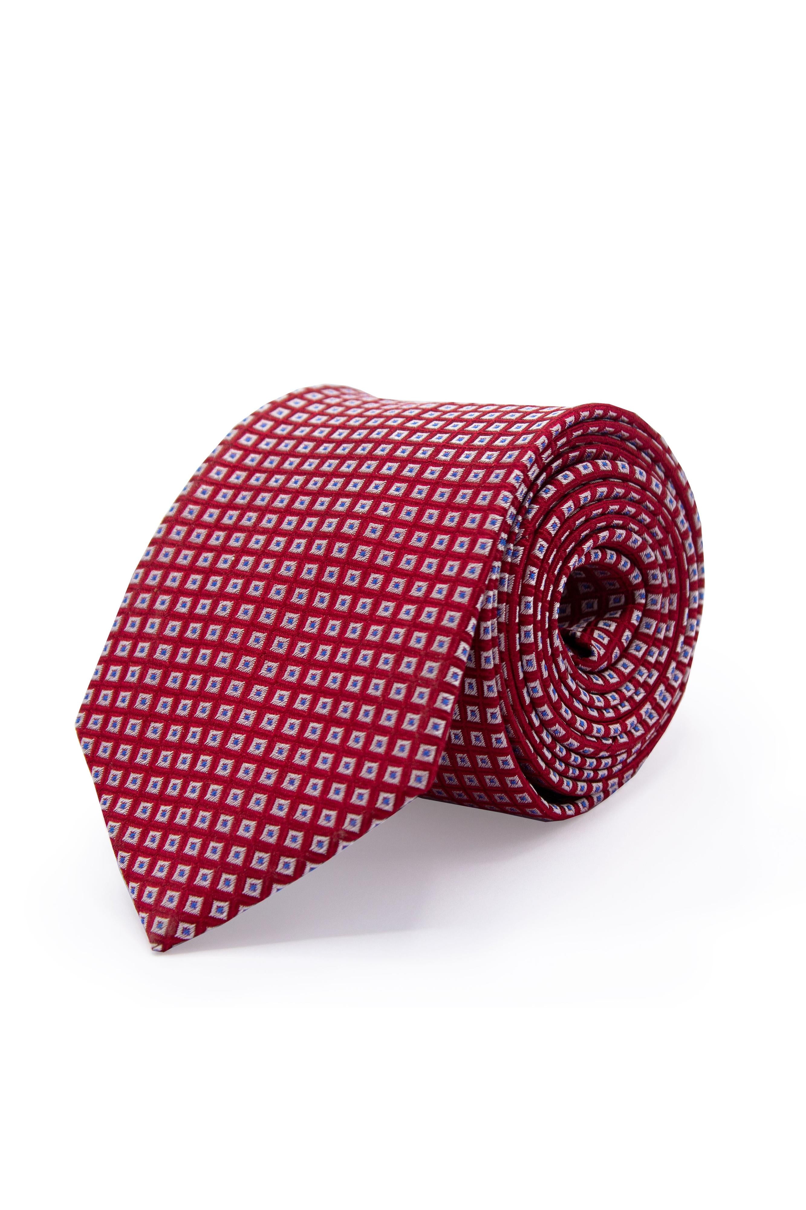 Stropdas zijde rood