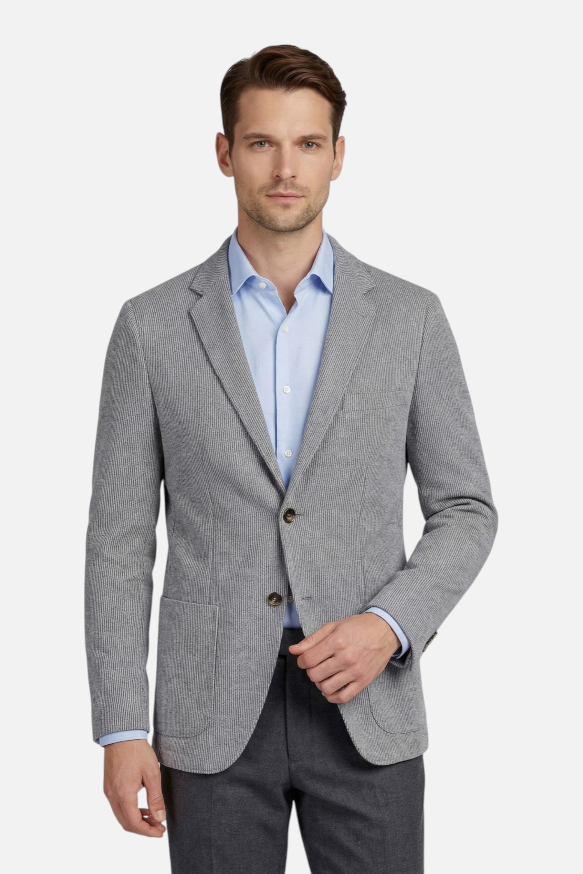 Colbert stretch cord grijs