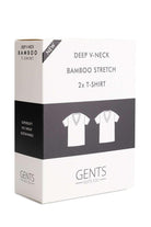 T-shirts 2 pack bamboe V-hals