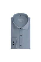 Twill grijsblauw 4-way stretch