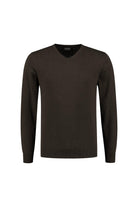 V-neck katoen donkergroen