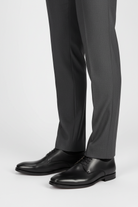 Veterschoen glad zwart