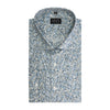 Bloemprint blauw - groen - Gents