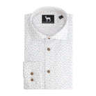 Blumfontain bloemprint beige - blauw - Gents