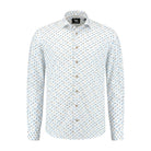 Blumfontain bloemprint blauw - bruin ML7 - Gents