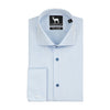 Blumfontain dubbel manchet blauw - Gents