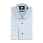 Blumfontain dubbel manchet blauw - Gents