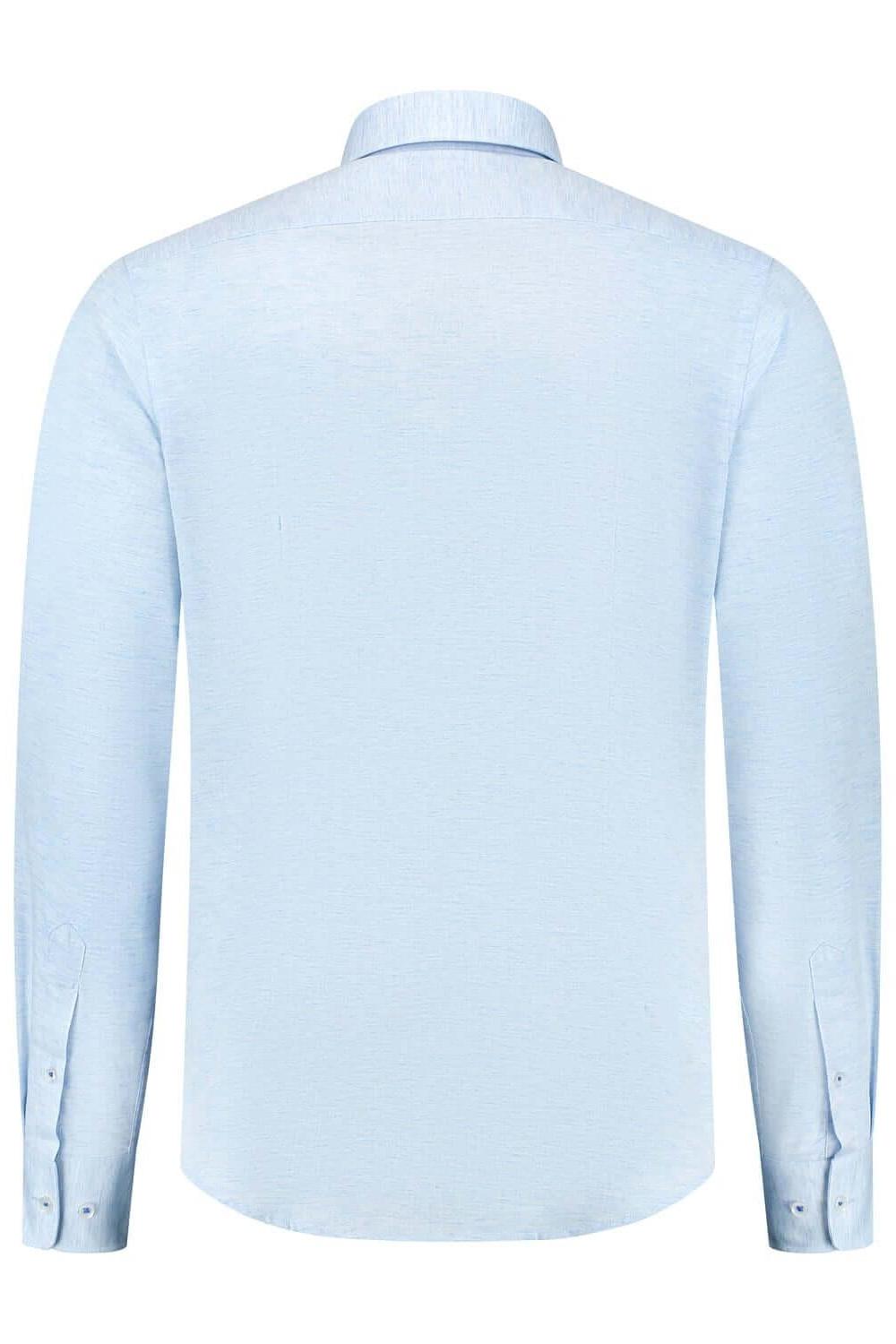 Blumfontain linnenprint uni lichtblauw ML7 - Gents