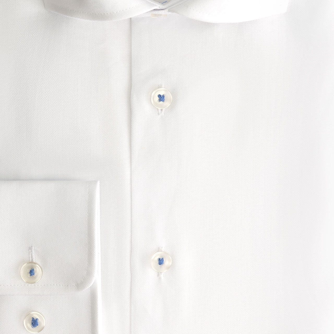 Blumfontain linnenprint uni wit ML7 - Gents