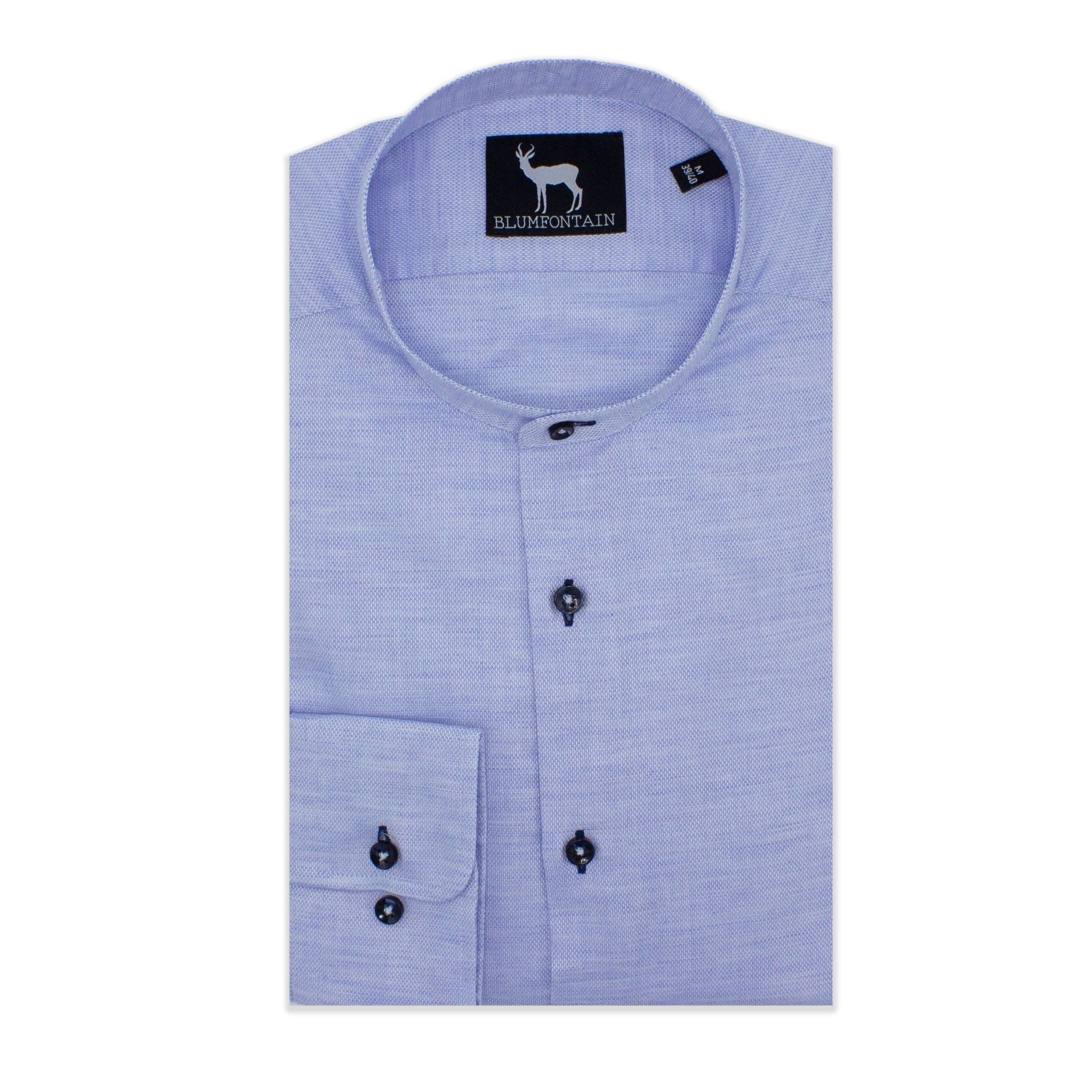Blumfontain mao kraag lichtblauw - Gents