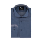 Blumfontain polkadot denim - blauw - Gents