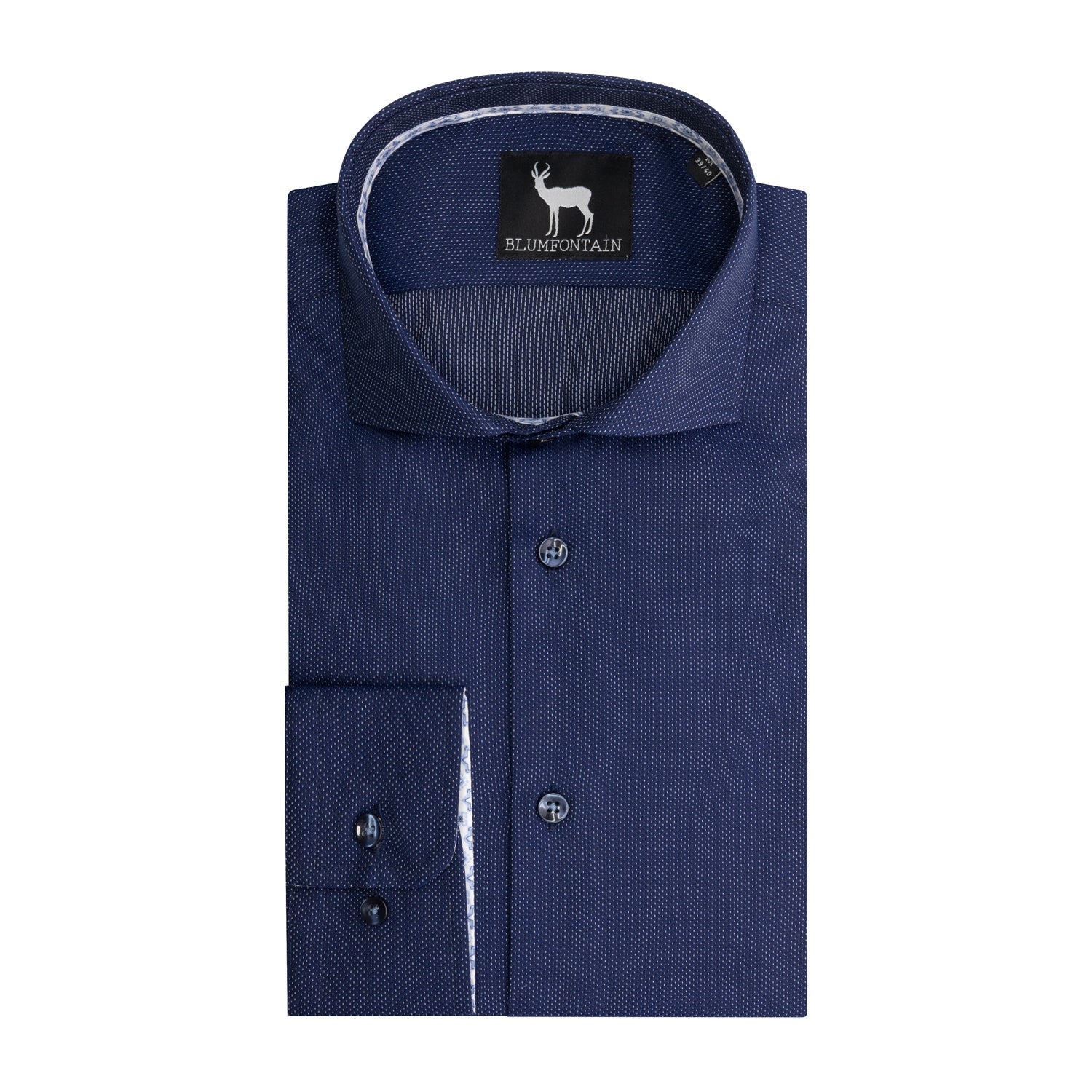 Blumfontain polkadot navy ML7 - Gents