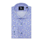 Blumfontain print wit - blauw - Gents