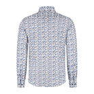 Blumfontain retrobloem blauw - bruin - Gents