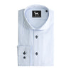 Blumfontain streep blauw - wit - Gents