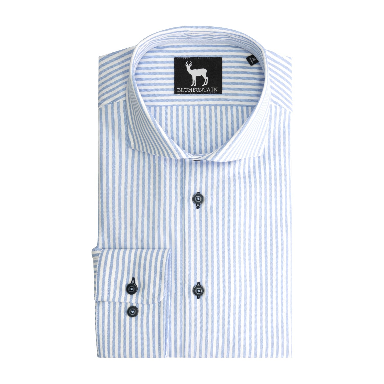 Blumfontain streep blauw - wit - Gents