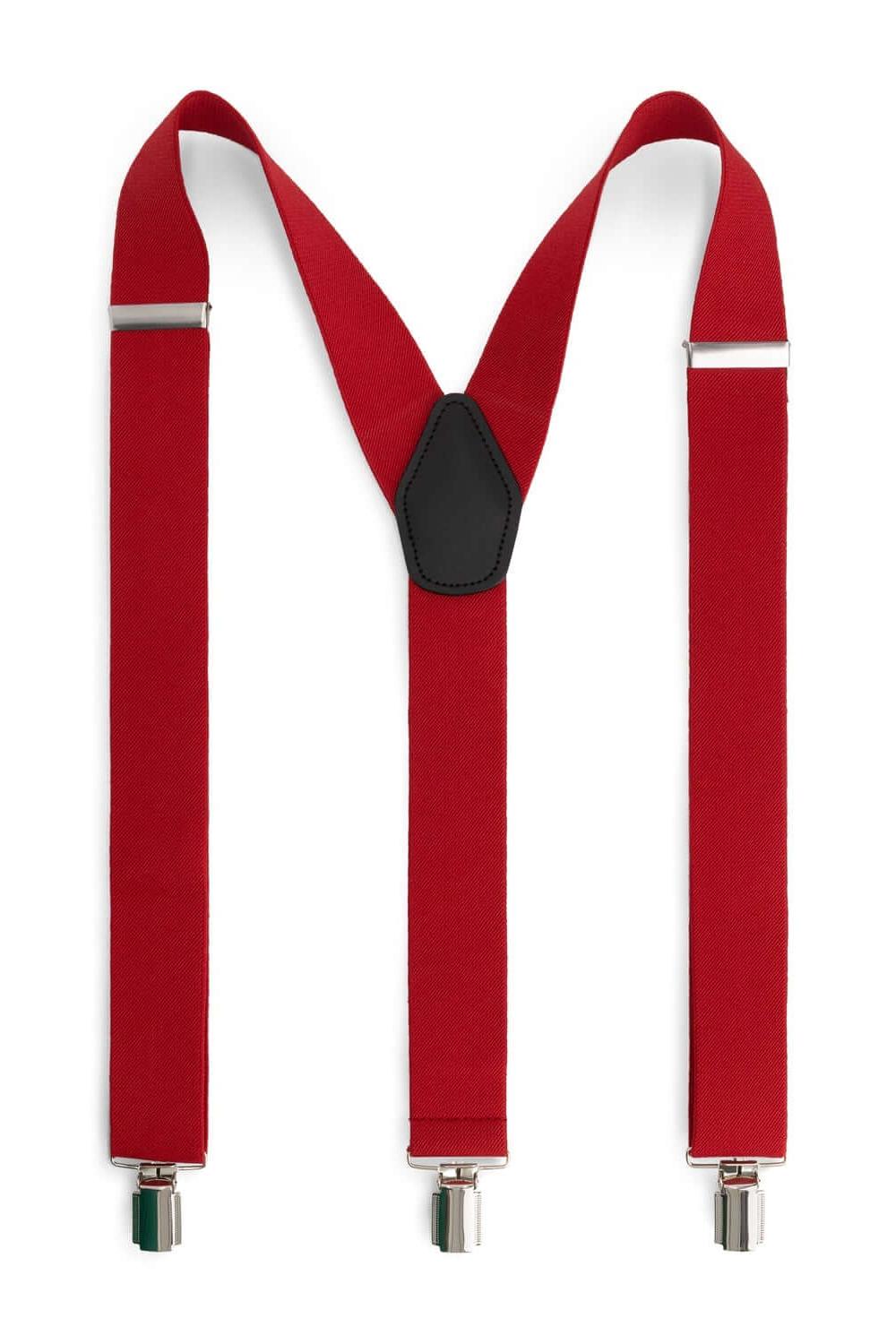 Bretels 35mm donkerrood - Gents