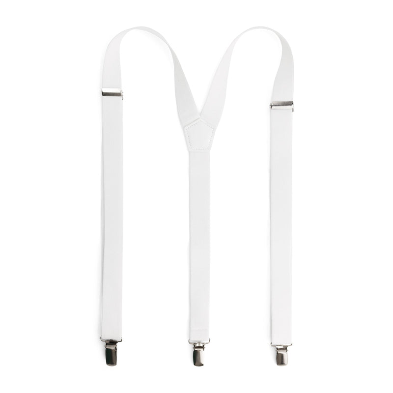 Bretels basis elastiek wit - Gents