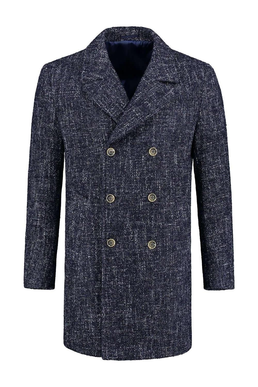 Coat blauw gemeleerd - Gents
